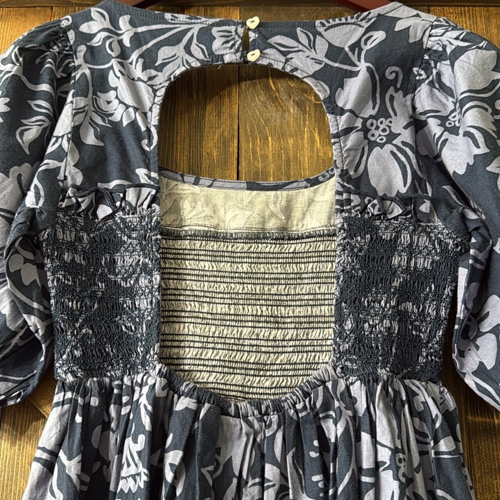 FREE PEOPLE Dear Delilah Floral Puff Dress - Picture 7 of 9